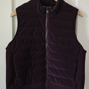Athleta Women's Dark Purple Quilted Vest